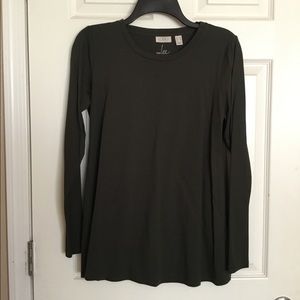 Logo by Lori Goldstein Long Sleeve Green Sz.XS
